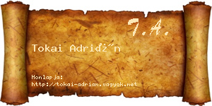 Tokai Adrián névjegykártya